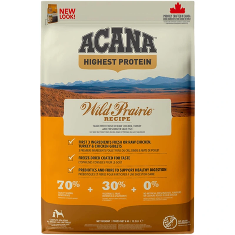 Acana Regionals Wild Prairie tørrfôr til hund 6 kg