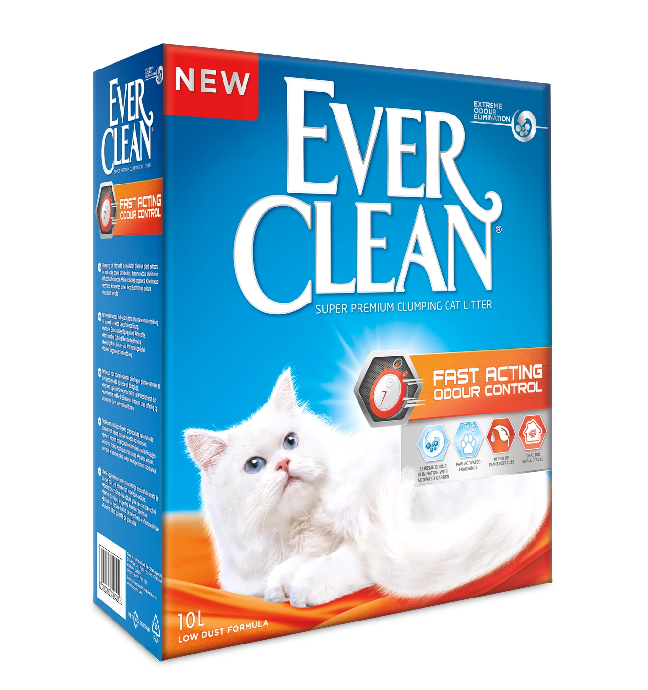 Ever Clean Fast Acting Odour Control kattesand 10 l