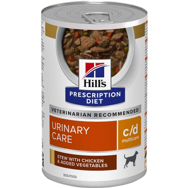 Hill's Prescription Diet c/d Urinary Care våtfôr med kylling og grønnsaker til hund 354 g