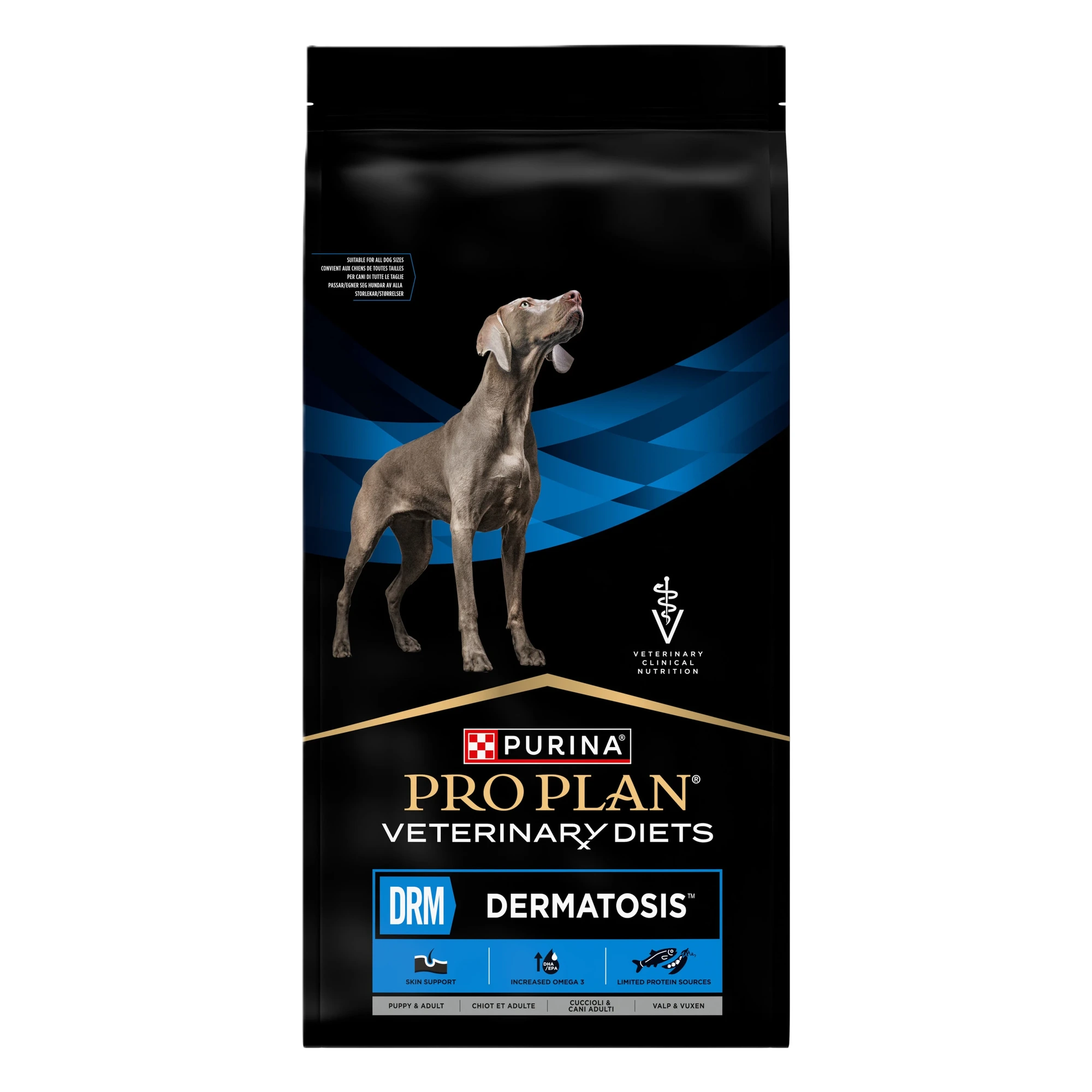 Purina Pro Plan Veterinary Diets DRM Dermatosis tørrfôr til hund 12 kg