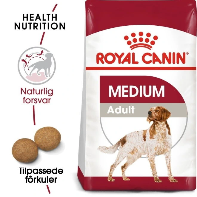 Royal Canin Medium Adult tørrfôr til hund 15 kg