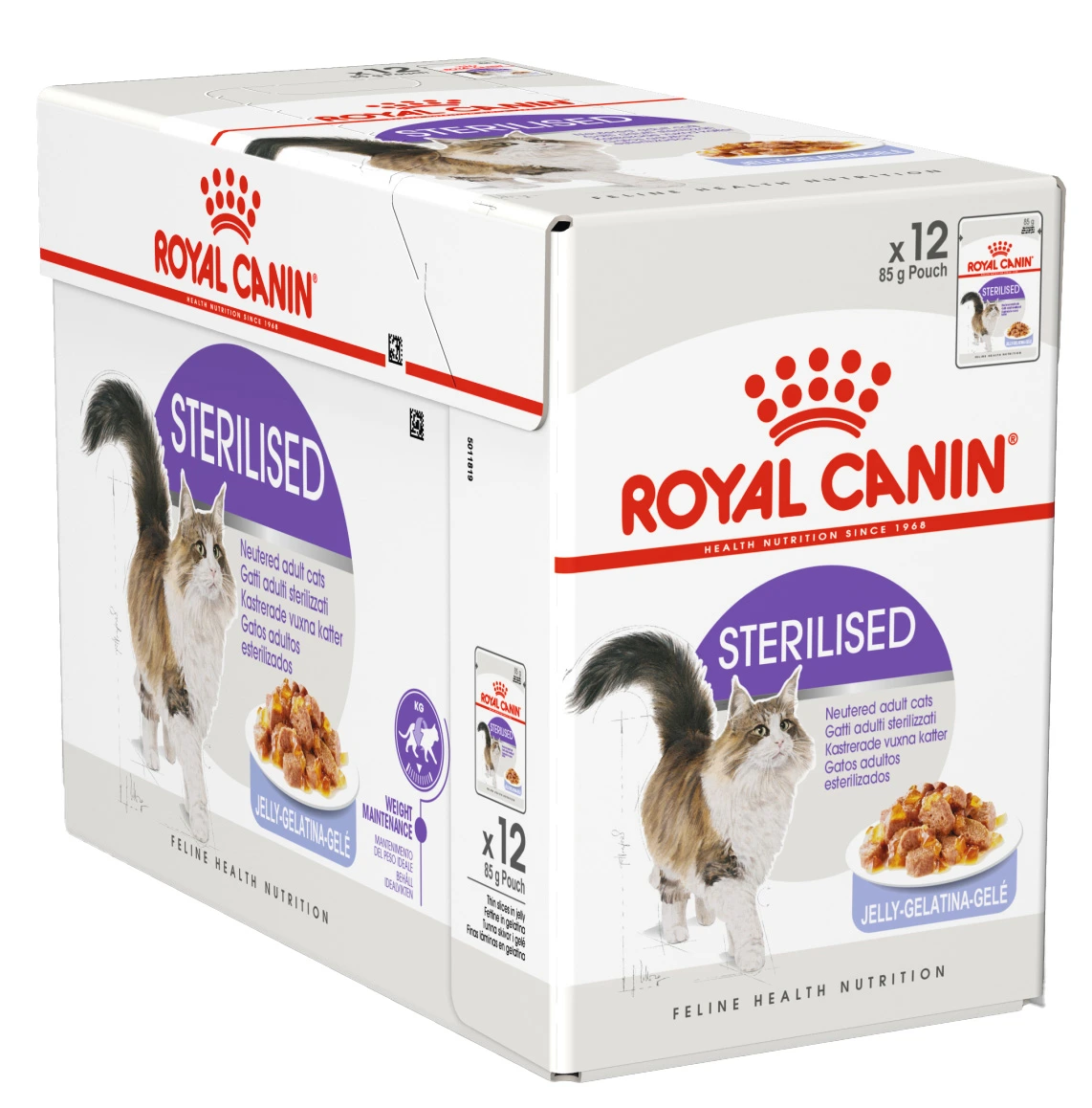 Royal Canin Sterilised våtfôr i gelé til katt 12 x 85 g