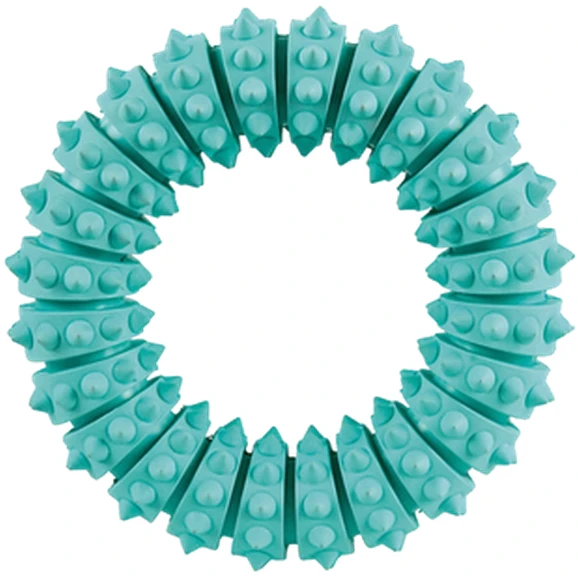 Trixie Denta Fun Mintfresh Ring til hund naturgummi grønn 12 cm