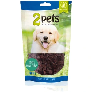 2pets Dogsnack MiniCubes med hest 400 g