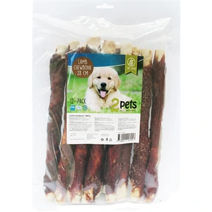 2pets lammetyggebein til hund 17 cm 18 stk