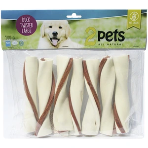 2pets Tuggtwister med and til hund 80 g
