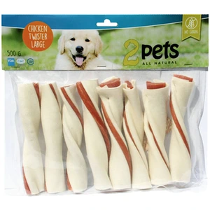 2pets Tuggtwister med kylling til hund 80 g