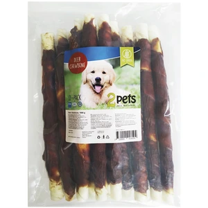 2pets tyggebein med hjort til hund 17 cm 18 stk