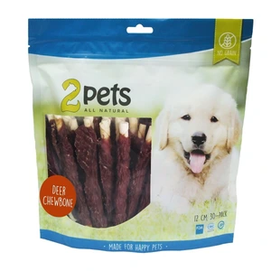 2pets tyggepinne med hjort 12 cm 30 stk 400 g