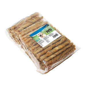2pets tyggepinne vridd til hund 12 cm / 7-8 mm 100 stk