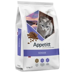 Appetitt Senior tørrfôr til katt 2,5 kg