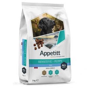 Appetitt Sensitive tørrfôr med fisk til valp 3 kg