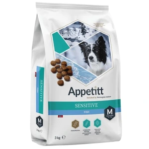 APPETITT Sensitive Medium tørrfôr med fisk til hund 3 kg
