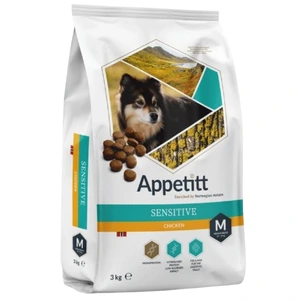 APPETITT Sensitive Medium tørrfôr med kylling til hund 3 kg