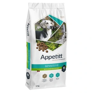 Appetitt Sensitive Medium tørrfôr med lam og kylling til hund 12 kg