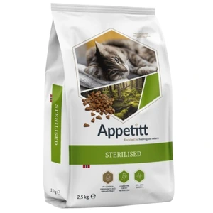 APPETITT Sterilised tørrfôr til katt 2,5 kg