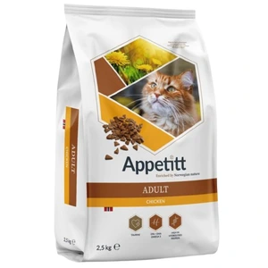 APPETITT tørrfôr med kylling til katt 2,5 kg