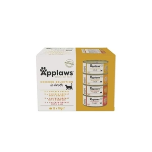 Applaws kylling i buljong til katt 12 x 70 g
