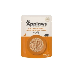 Applaws kylling og levergelé våtfôr til katt 70 g