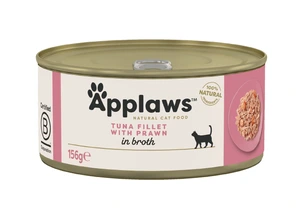 Applaws våtfôr med tunfiskfilet og reker til katt 156 g
