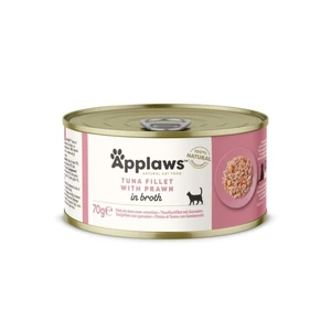 Applaws våtfôr med tunfiskfilet og reker til katt 70 g