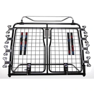 ArtFex hundegrind modell 1 dobbel svart 90 x 68 cm