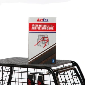ArtFex sikkerhetssele til hundebur svart one-size