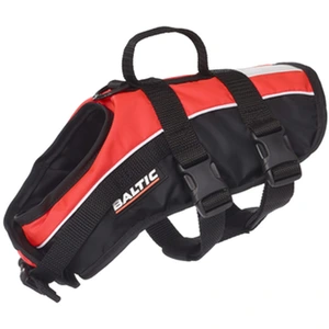 Baltic Mascot redningsvest til hund svart/rød str XS 0-3 kg