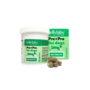 Bellylabs Pre+Pro til hund 60 kapsler
