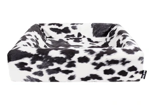 BiaBed Premium Cow overtrekk til hundeseng mønstret 60 x 70 x 15 cm