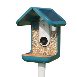 Bird Buddy fôrautomat med kamera blå 175 x 160 x 230 mm