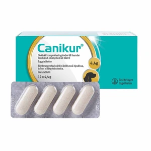 Boehringer Canikur tyggetabletter til hund 12 x 4,4 g