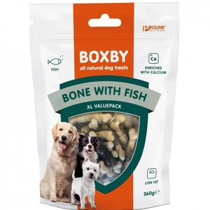 Boxby Calcium Bones med fisk til hund 360 g