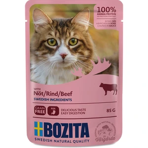 Bozita våtfôr med biff i saus til katt 85 g