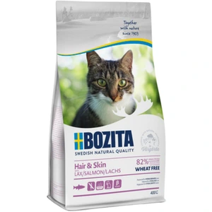 Bozita Hair & Skin hvetefritt tørrfôr med laks til katt 10 kg