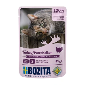 Bozita våtfôr med kalkun i saus til katt 85 g