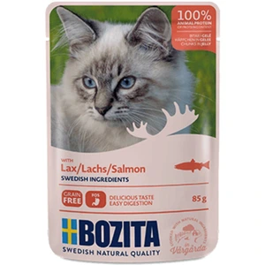 Bozita våtfôr med laks i gelé til katt 85 g