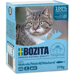 Bozita våtfôr med makrell i gelé til katt 370 g