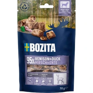 Bozita Meaty Bites godbiter med hjort & and til hund 70 g