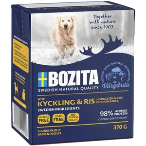 Bozita Naturals kylling og ris i gelé til hund 370 g
