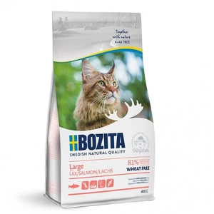 Bozita Stor hvetefritt tørrfôr med laks til katt 400 g