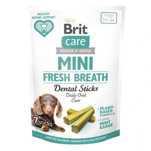 Brit Care Mini FRESH BREATH tyggepinner til hund 120 g