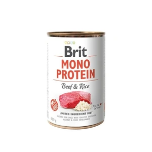 Brit Care Mono Protein våtfôr med biff og ris til hund 400 g