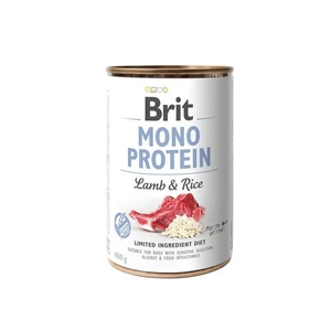 Brit Care Mono Protein våtfôr med lam og ris til hund 400 g