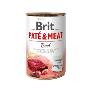 Brit Care Paté & Meat våtfôr med biff til hund 400 g