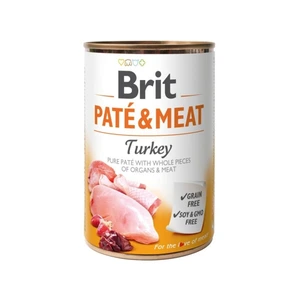 Brit Care Paté & Meat våtfôr med kalkun til hund 400 g