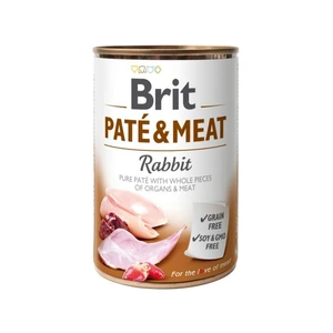 Brit Care Paté & Meat våtfôr med kanin til hund 400 g