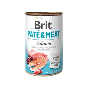Brit Care Paté & Meat våtfôr med laks til hund 400 g