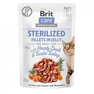 Brit Care Sterilized and og kalkun filé i gelé til katt 85 g