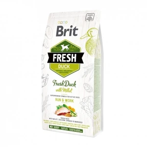 Brit Fresh Active Run & Work tørrfôr med and og hirse til hund 2,5 kg